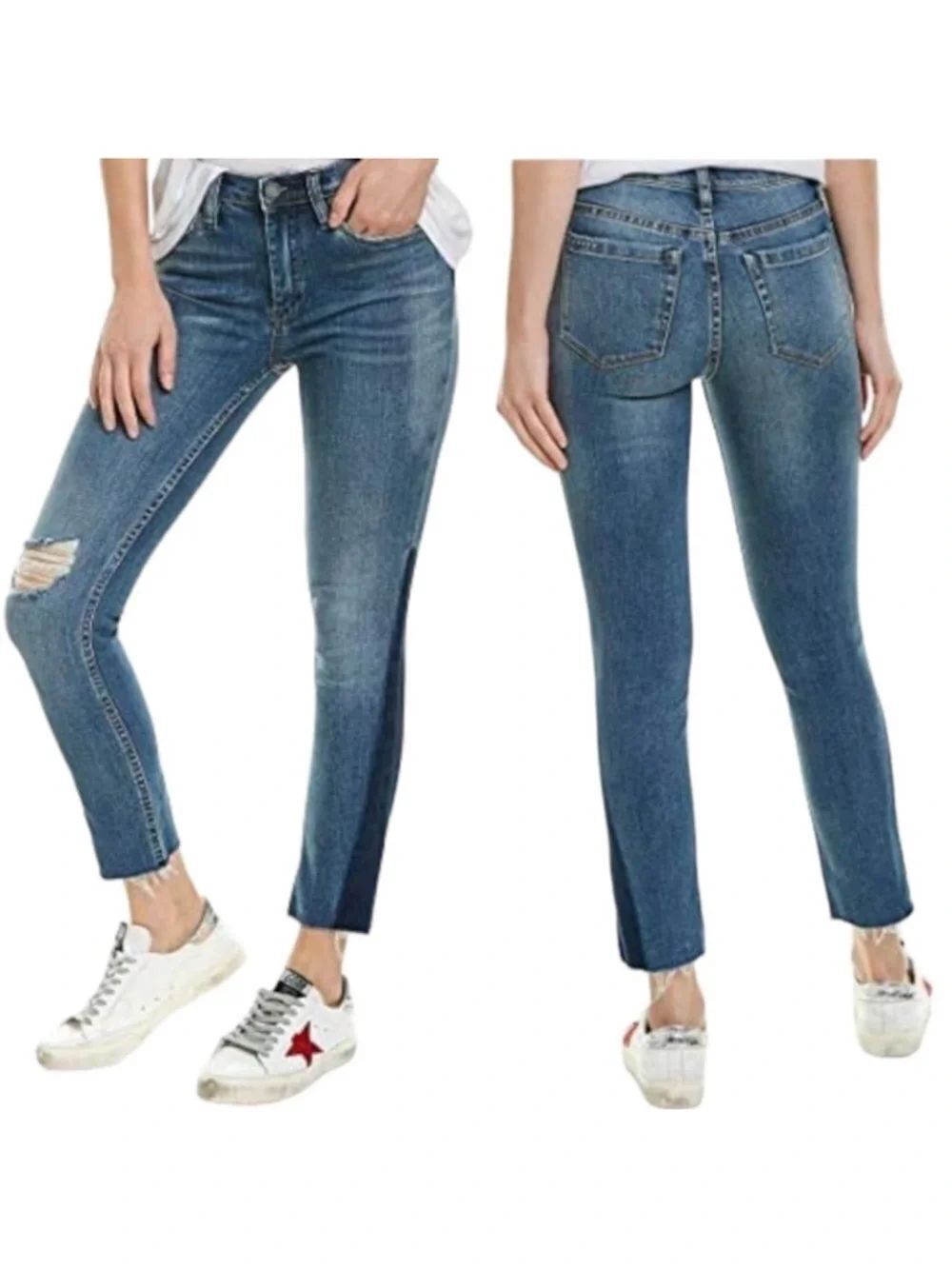NWT BLANKNYC Madison High Rise Crop Jeans 26